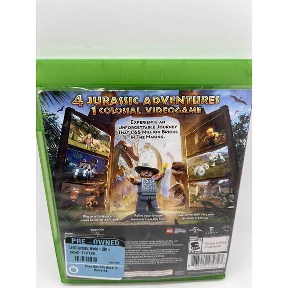 LEGO Jurassic World - Microsoft Xbox One - CIB - TESTED - Picture 2 of 7